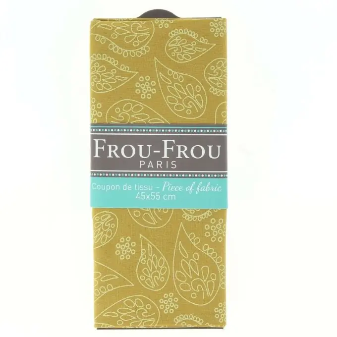 Stoffabschnitt 100% Baumwolle Paisley-Muster 45x55cm Senf Gelb Beliebt