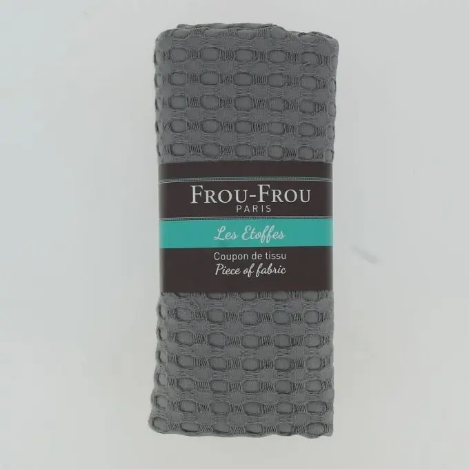 Direkt Vom Hersteller Grosser Abschnitt für einfarbigen Stoff 150x60cm geprägt in Anthrazitgrau