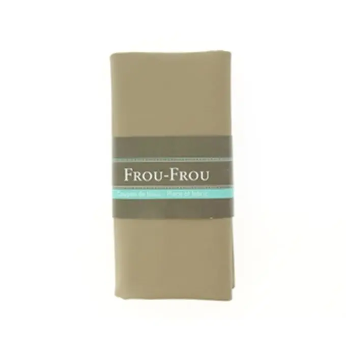 Grosser Abschnitt für einfarbigen Stoff 140x60cm in taupe Kunstleder Neu