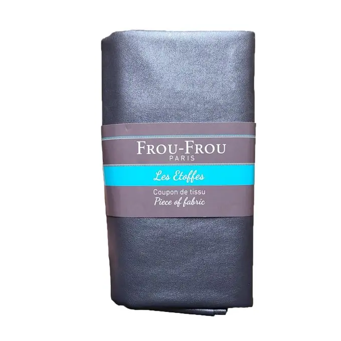 Sofort Bestellen Großer Abschnitt für einfarbigen Stoff 140x60cm in blau/dunkelgrauem Kunstleder