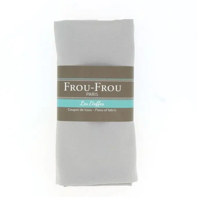 Exklusiv Grosser Abschnitt für einfarbigen Stoff 150x60cm in Perlgrau