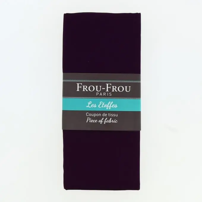 Markenware Grosser Abschnitt für einfarbigen Stoff 142x70cm Viskose Lila