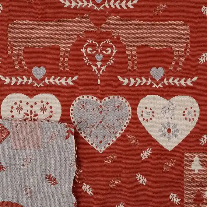 Jacquard Polia Rot Solange Der Vorrat Reicht