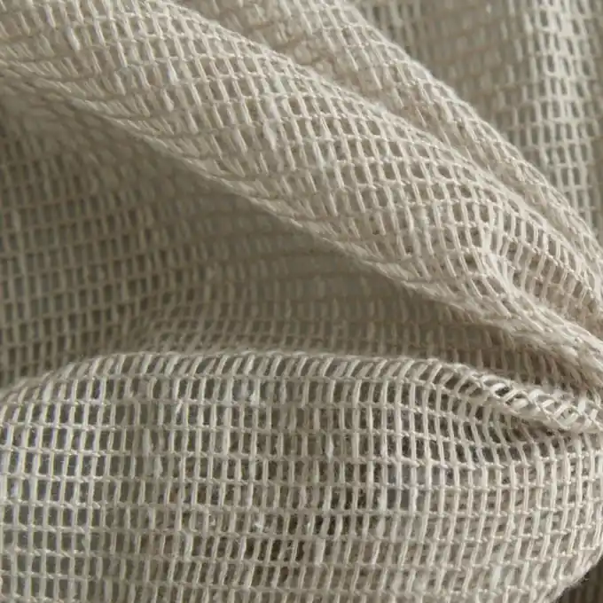 Polycotton-Netzgewebe beige – plomiert – 300cm Großhandel