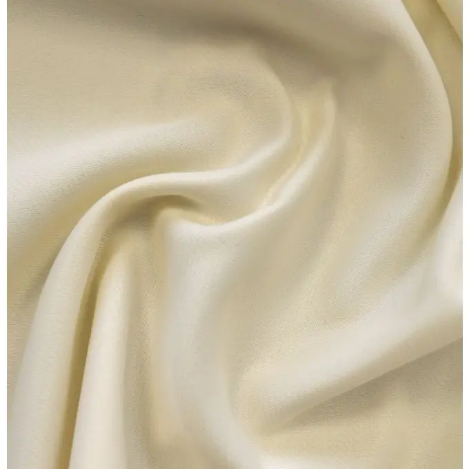 Markenware Satinstoff feuerfest creme 300 cm