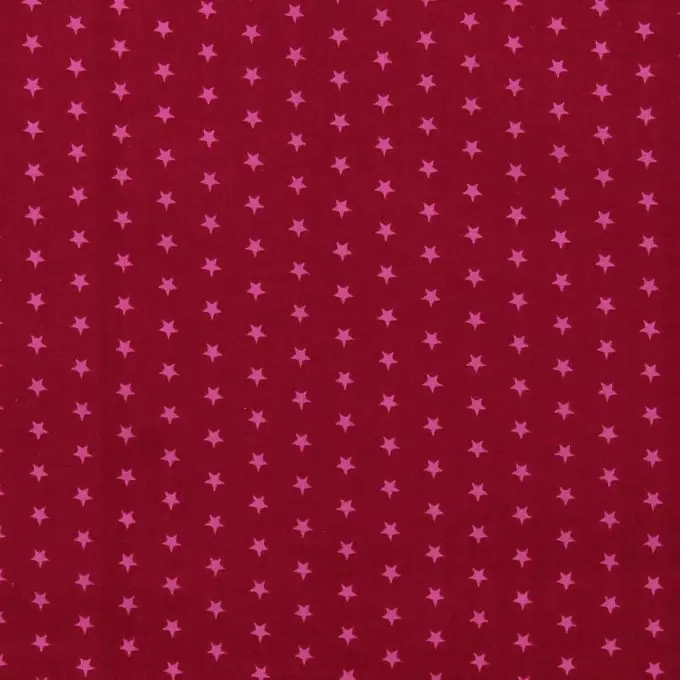 Sichere Zahlung Batist Baumwolle Rot Sterne weiß