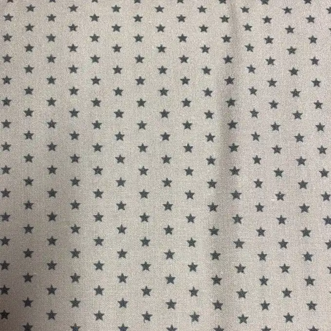 Batist Baumwolle hellgrau Sterne grau Sofort Bestellen