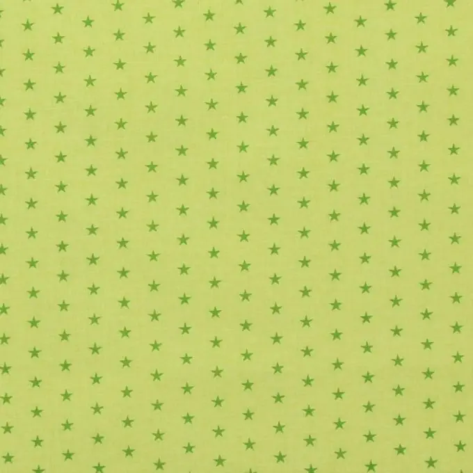 Batist Baumwolle grün Sterne grün Direktkauf