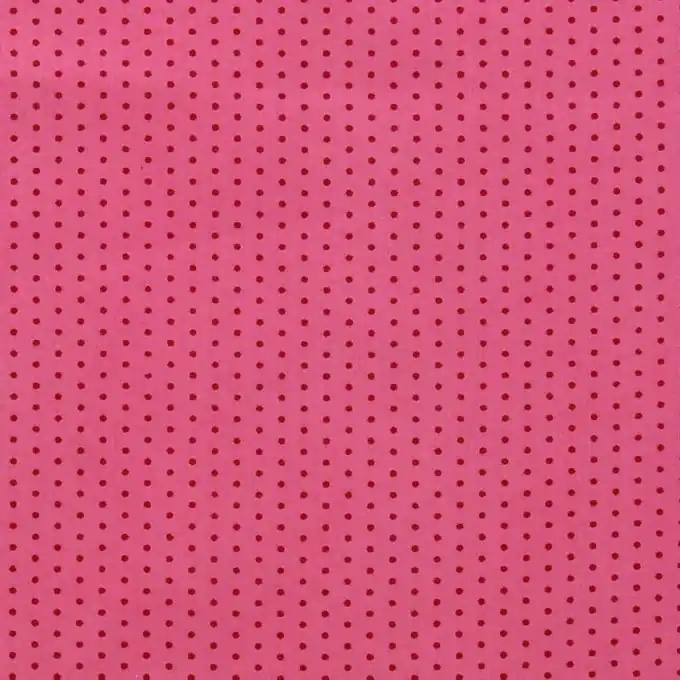 Expressversand Batist Baumwolle pink Punkte rot