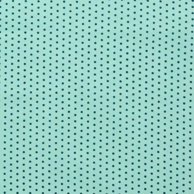 Preisknaller Batist Baumwolle türkis Punkte blau