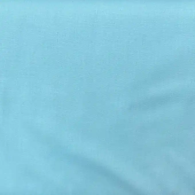 Garantierte Lieferung Baumwollstoff einfarbig himmelblau