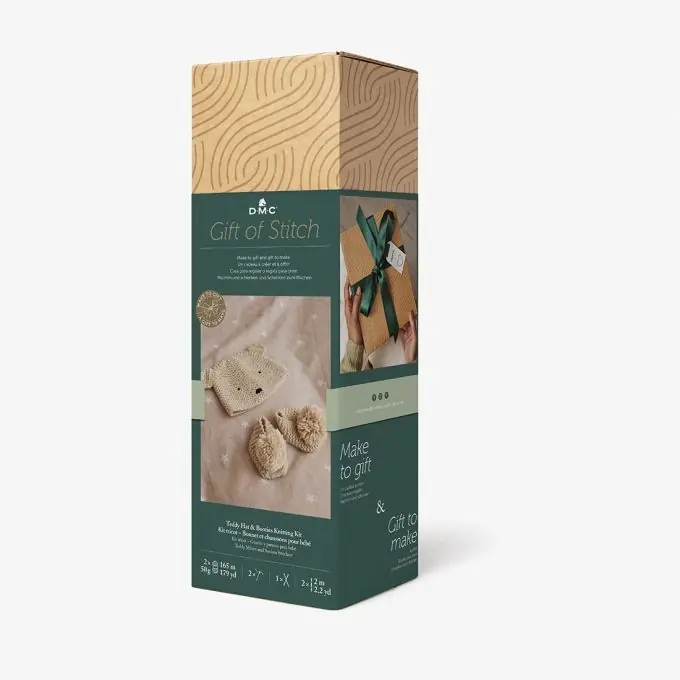 Nur Heute DMC STRICKSET – BABYMÜTZE & BABYSCHUHE