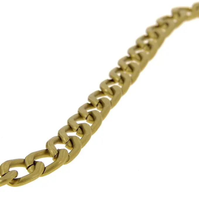 Schnäppchen rostfreie Aluminiumkette bronze 10mm