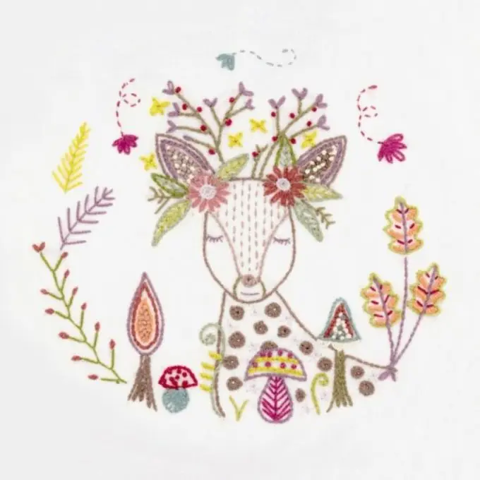 Limited Edition Stickset für Anfänger: Bedruckter Stoff und DMC-Garne