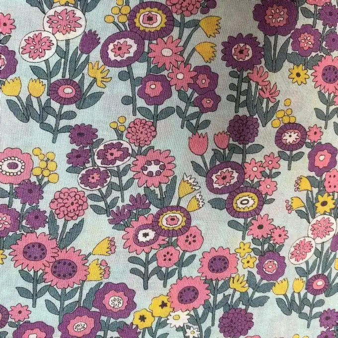 Top-Seller Batist Celadon malve gelb