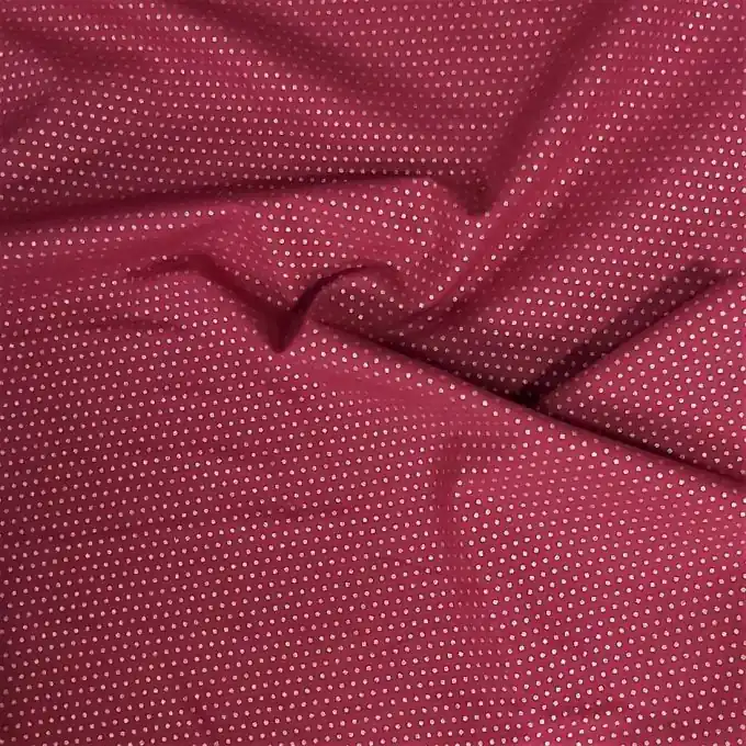 Sale Batist rot Punkte gold