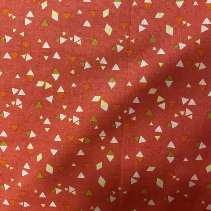 Batist koralle Dreiecke weiß beige Ab Werk