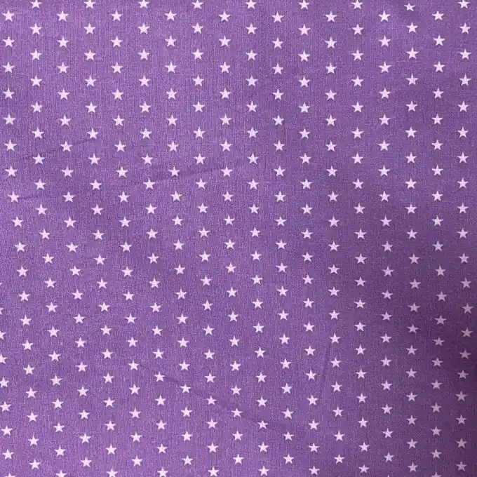 Batist violett Sterne hellviolett Finale Aktion