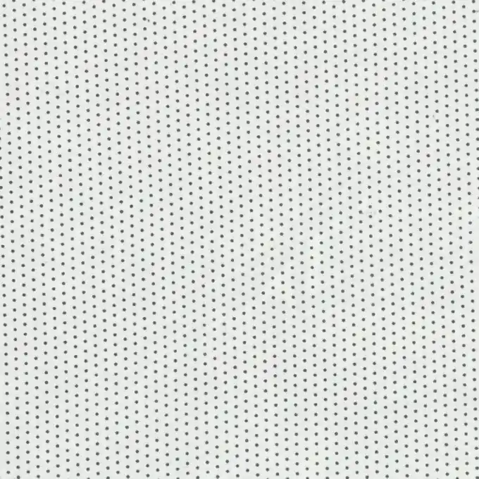 Kostenloser Rückversand Batist Baumwolle weiß Punkte Schwarz