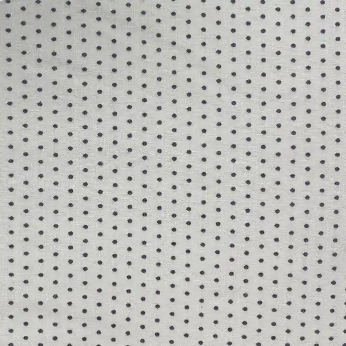 Baumwoll-Voile Stoff Blau mit Punkten, 150cm Breite Bestpreis