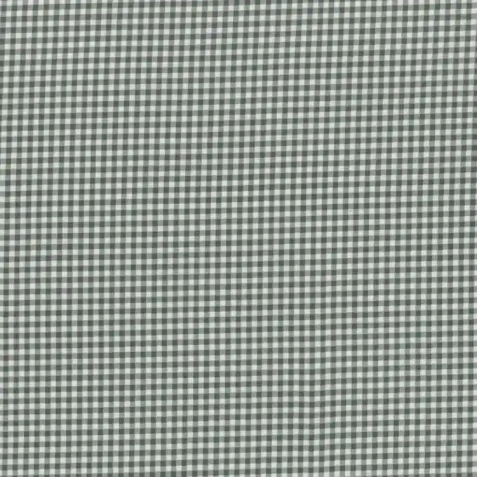 Batist Baumwolle Karos grau weiß Knallerangebot