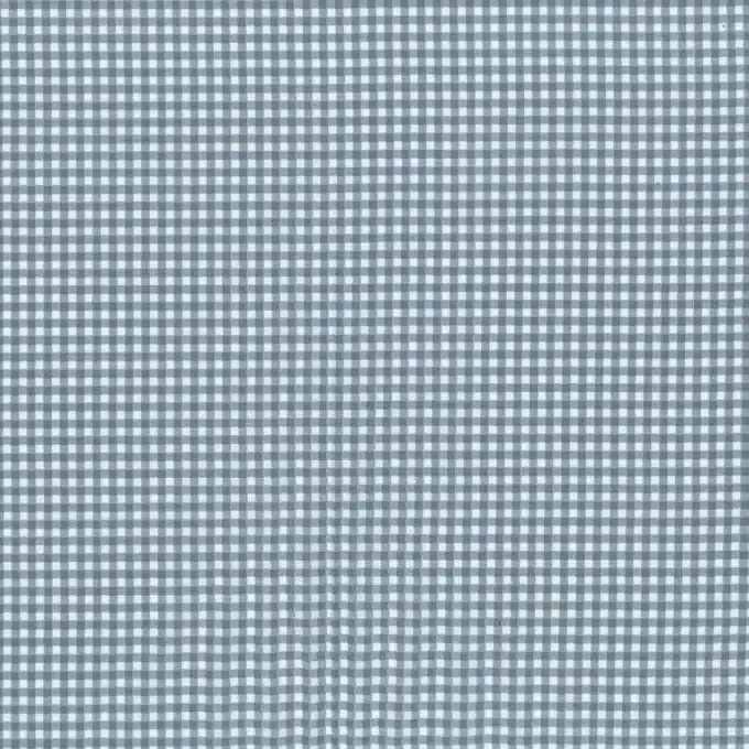 Geprüft Baumwoll-Voile Vichy-Karo Blau 150cm Breit