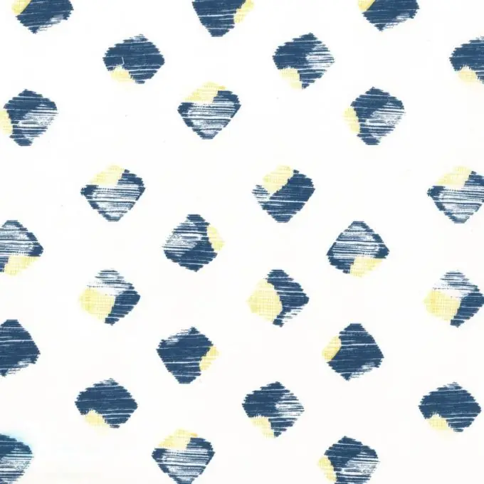 Super-Preis Baumwollstoff weiß Full Moon marineblau