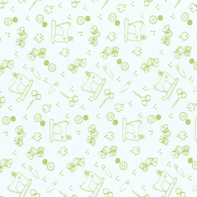 Preisknaller Baumwollstoff hellblau Nähzubehör anis