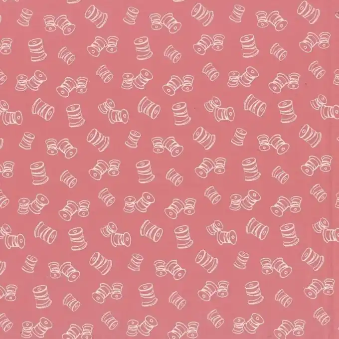 Baumwollstoff rosa Nähgarn Sale