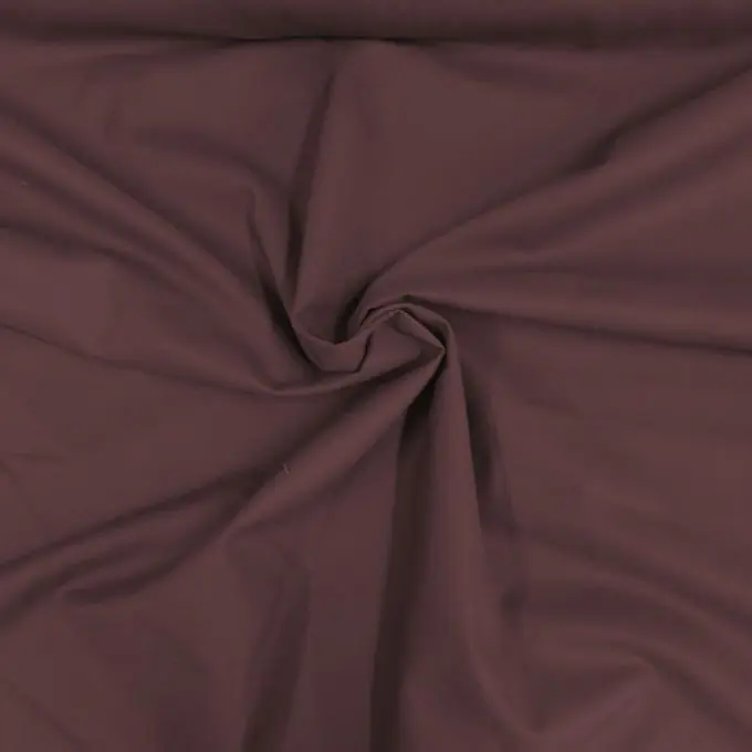 Sichere Zahlung Uni-Baumwollstoff Schokoladenbraun 150cm Breite