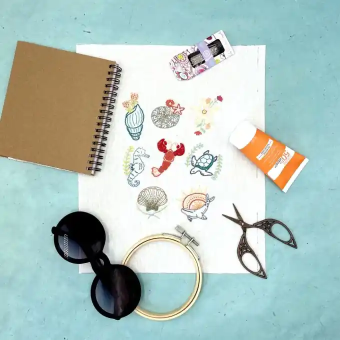 Easy Custo Urlaub am Meer Stickset – Anfänger Aktuell