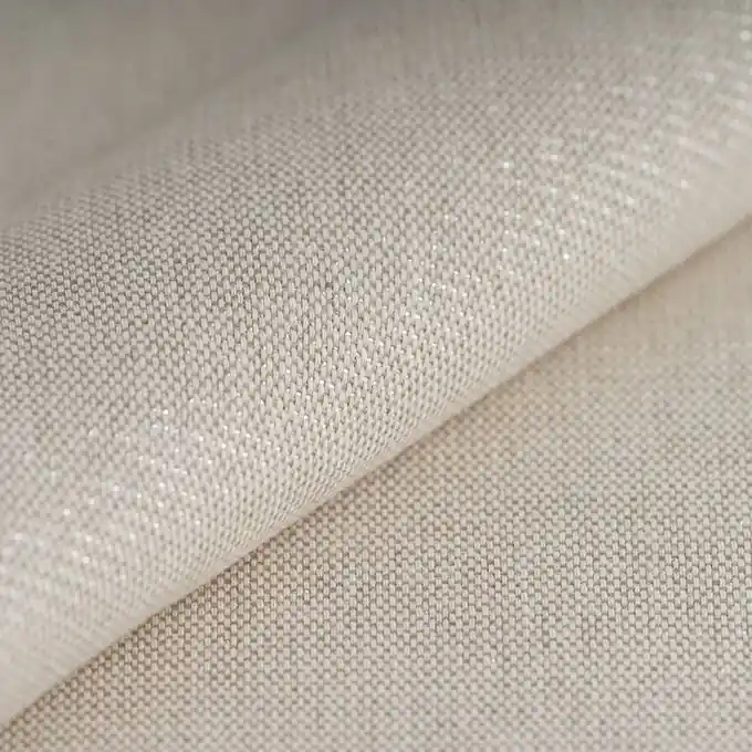 Sichere Zahlung Dekostoff Lurex silbern