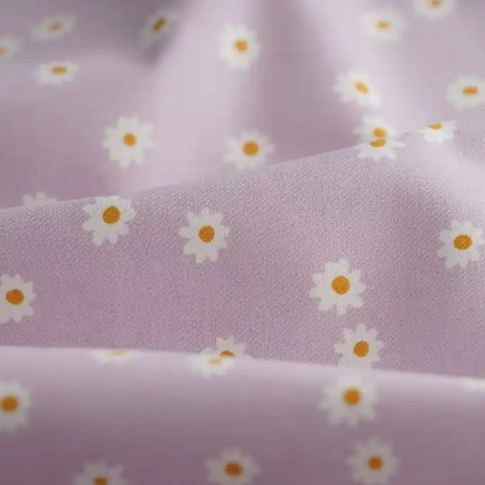 Köperstoff Gänseblümchen Neu