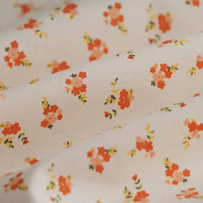 Cretonne Mauricette ecru Preiswert