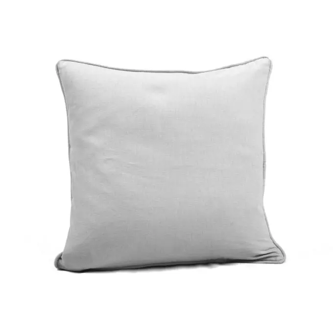 Zertifiziert Hellgrauer Kissenbezug