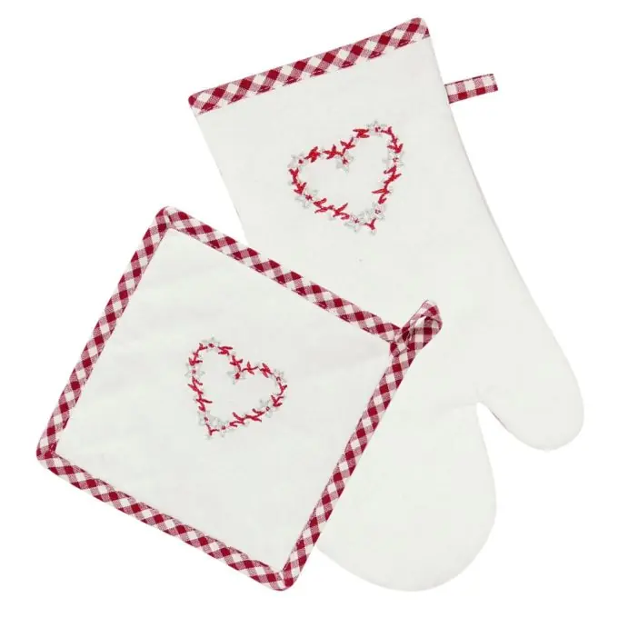 Neuchatel Kochhandschuh & Topflappen Set 18x28cm/20x20cm Rabatt