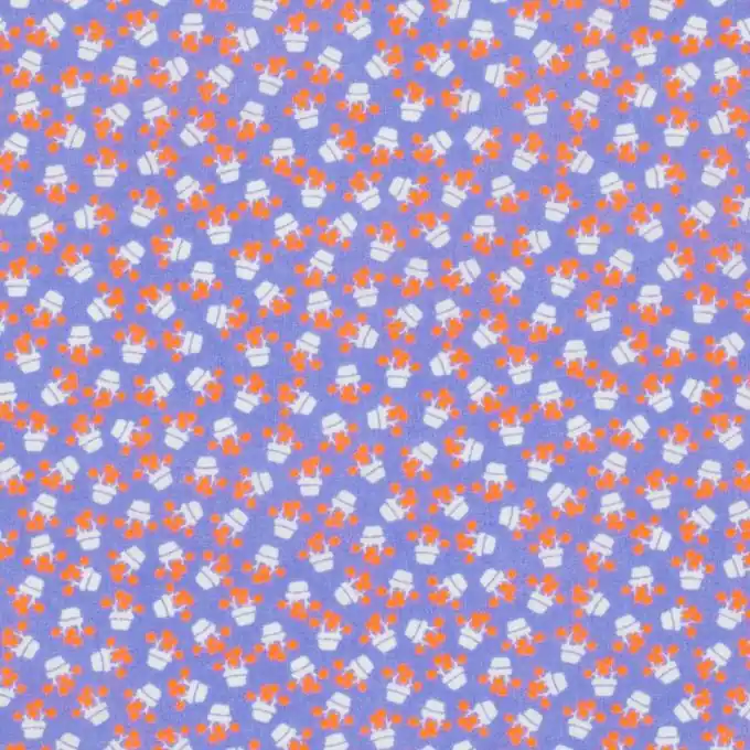 Meistverkauft Stoff Baumwolle Topf Blumen neon orange