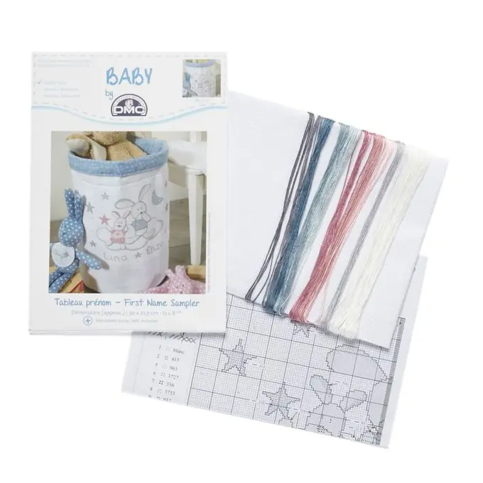 Kreuzstich-Kit Namensbild 30×21.5cm Knallerangebot