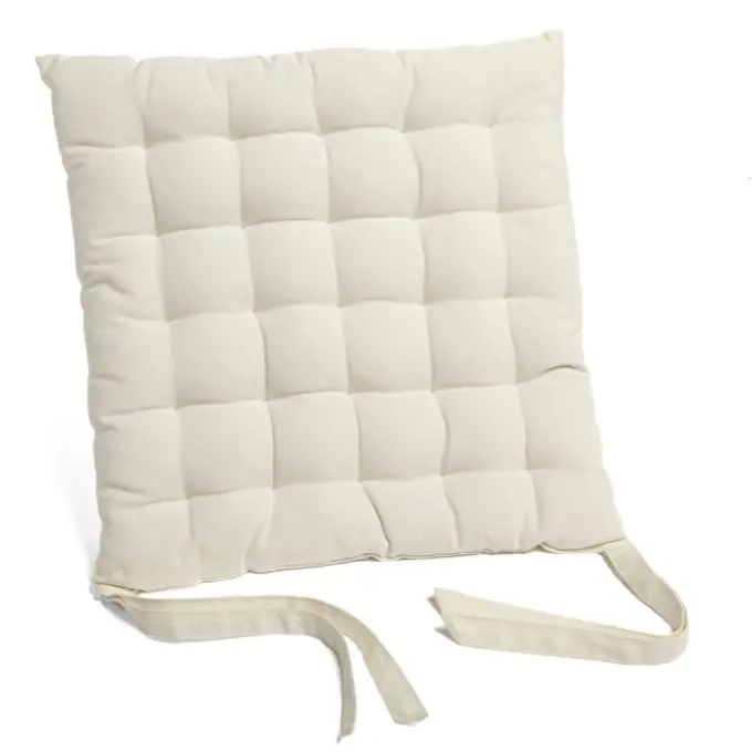 Angebot Ecrue Stuhlkissen 40×40 cm – Unifarben