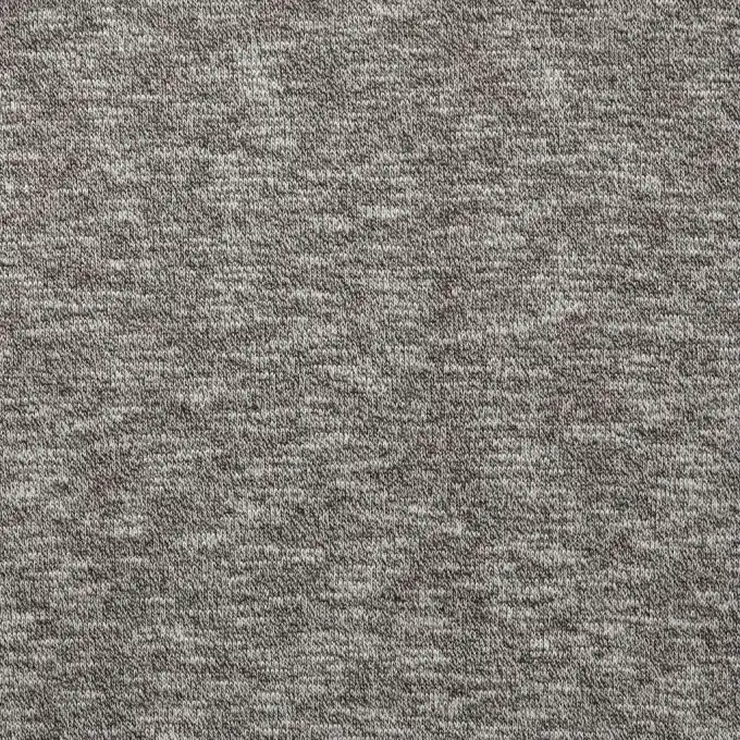 Melierter Sweatshirt-Stoff Grau 155 cm Breite Neu