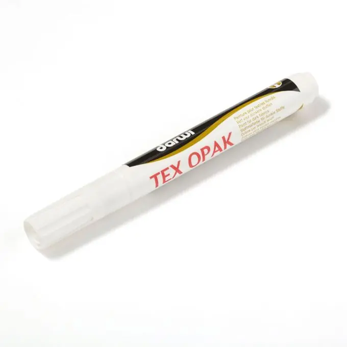 Top-Seller Weißer Textilfilzstift