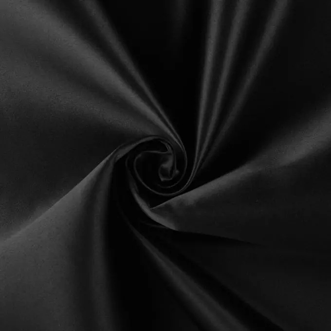 Must-Have Satinstoff Duchesse, schwarz