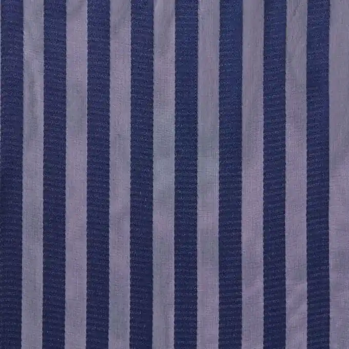 Transparenter Streifen-Voile-Stoff 142cm Breite Highlight