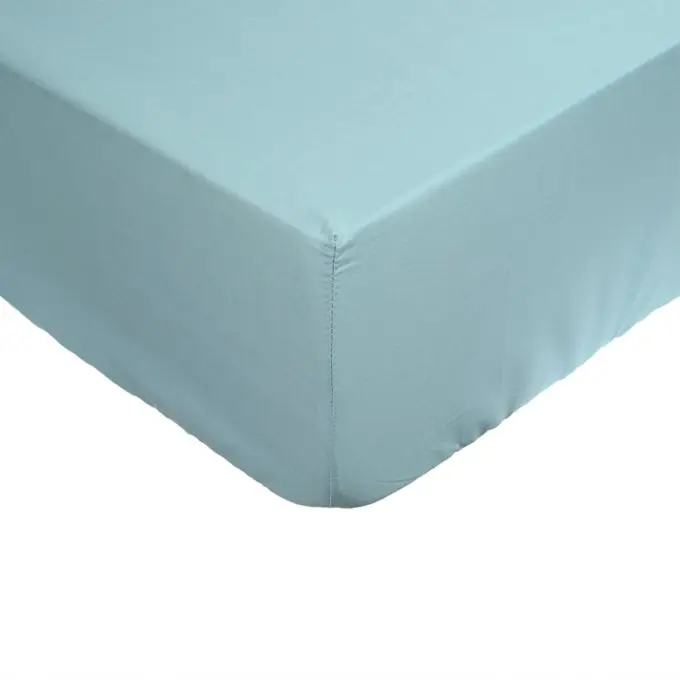 Sofort Bestellen Spannbettlaken aus 100% Baumwollperkal, blau, 140×190 cm