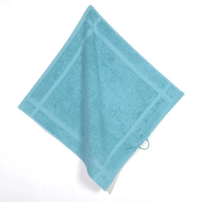 Garantierte Lieferung Frottee-Geschirrtuch, einfarbig türkisblau