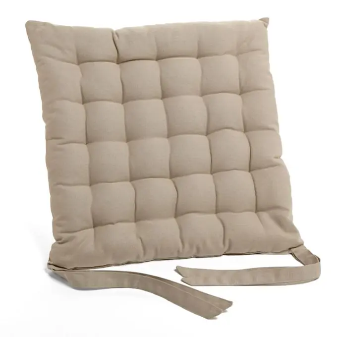 Einfarbige Stuhlauflage Ficelle 40x40cm Begrenztes Angebot