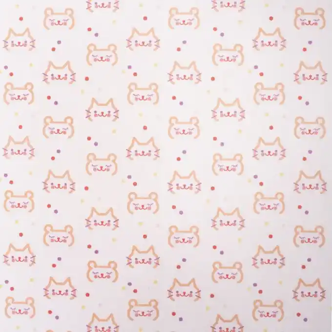 Baumwollstoff Katze Koralle Nur Für Kurze Zeit