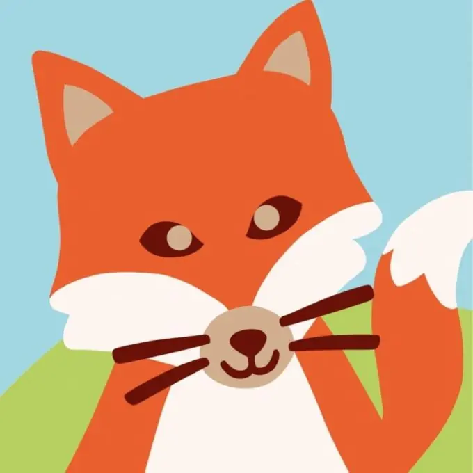 Top-Seller Kanevas-Set mit großen Löchern „der Fuchs“