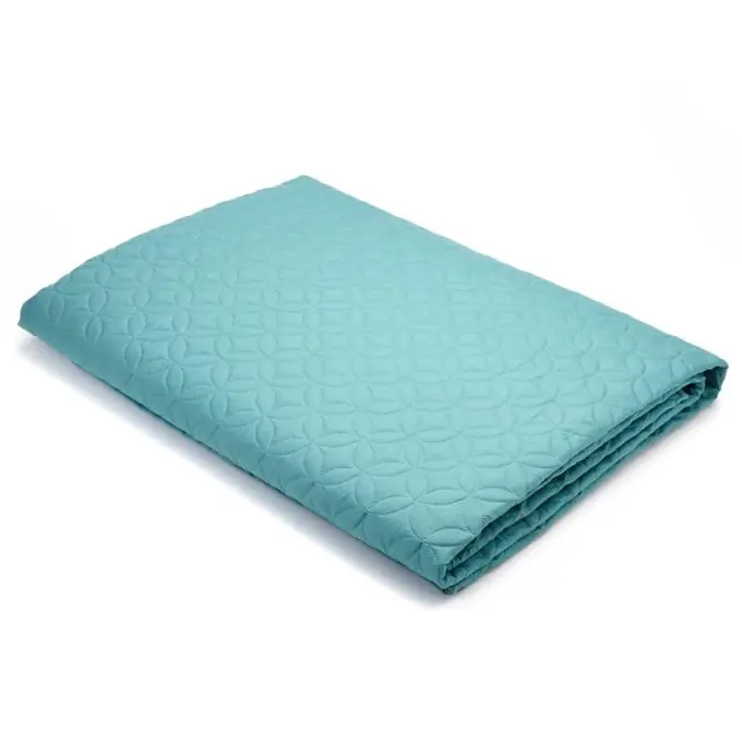 Türkisfarbener Boutis 230×250 cm Uni-Design Mengenrabatt