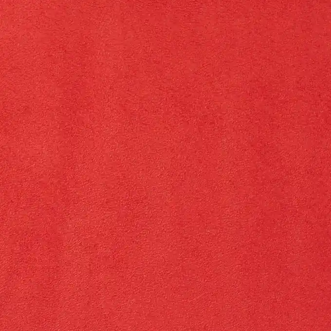 Heißes Angebot Stoff in Wildleder-Optik doppelseitig rot